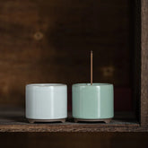 مبخرة سيراميك عتيقة مصنوعة يدويًا ، حامل ثلاثي القوائم ، بخار تدخين الضباب ، مبخرة ، مبخرة ، فرقعة ، حامل ، داخلي ، منزلي